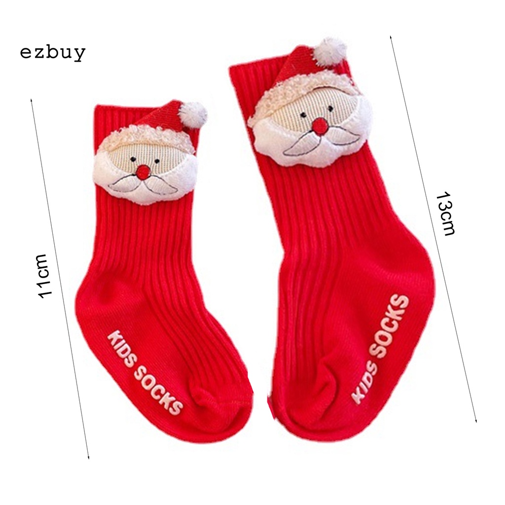 Vớ chân chống phai màu thoải mái họa tiết giáng sinh cho bé