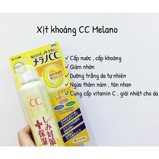Xịt khoáng CC Melano nội địa Nhật 100g