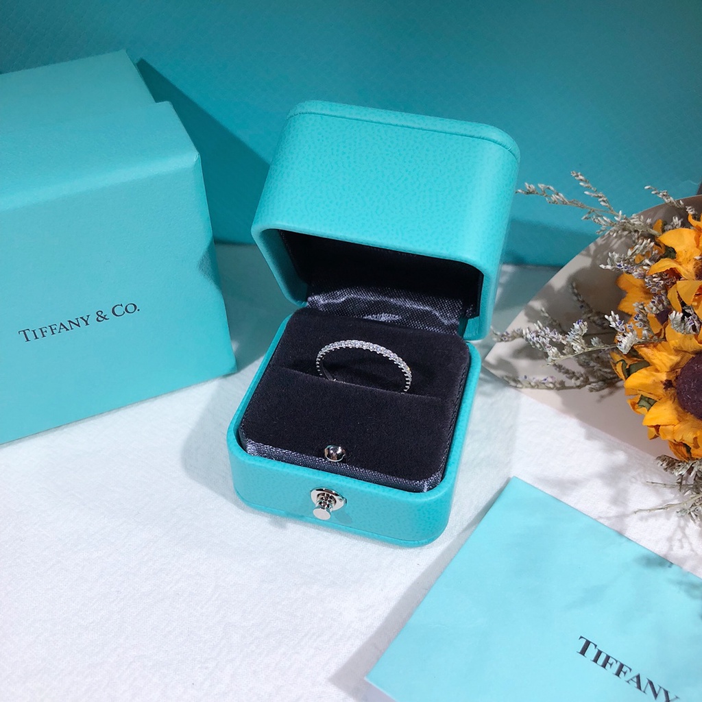 Nhẫn Bạc S925 Đính Kim Cương Giả Thời Trang Size 56789