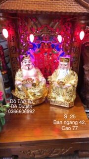 Combo ông Thần tài, thổ địa kim sa