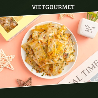Bánh tráng mỡ hành cuộn 80g Datami, đặc sản bánh tráng trộn Long An, ăn vặt hàng ngày
