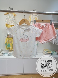 Bộ raglan chấm bi chaang/ Size 9-36m