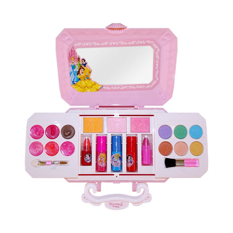 đồ chơi trẻ em Disney Make up Set Girls Princess Cosmetics Set Cartoon Frozen Beauty Makeup Box Baby Kids Christmas Presen