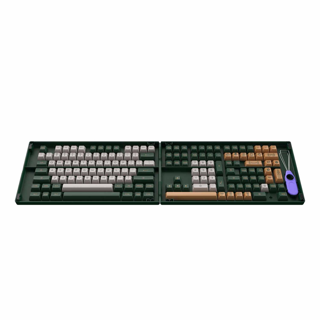 [Mã 154ELSALE2 giảm 7% đơn 300K] AKKO Keycap set – World Tour London (PBT Double-Shot/ASA profile/198 nút)