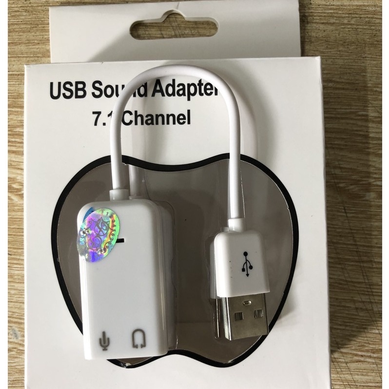 Cáp chuyển đổi usb sang sound (audio) 7.1 và míc