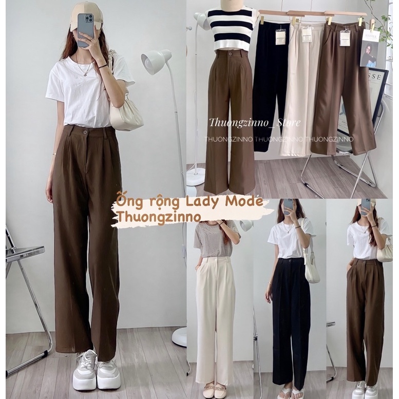 Quần ỐNG SUÔNG MÀU MỚI “Lady Mode” Quảng Châu Quần Culottes ống rộng tông Tây lạ mắt