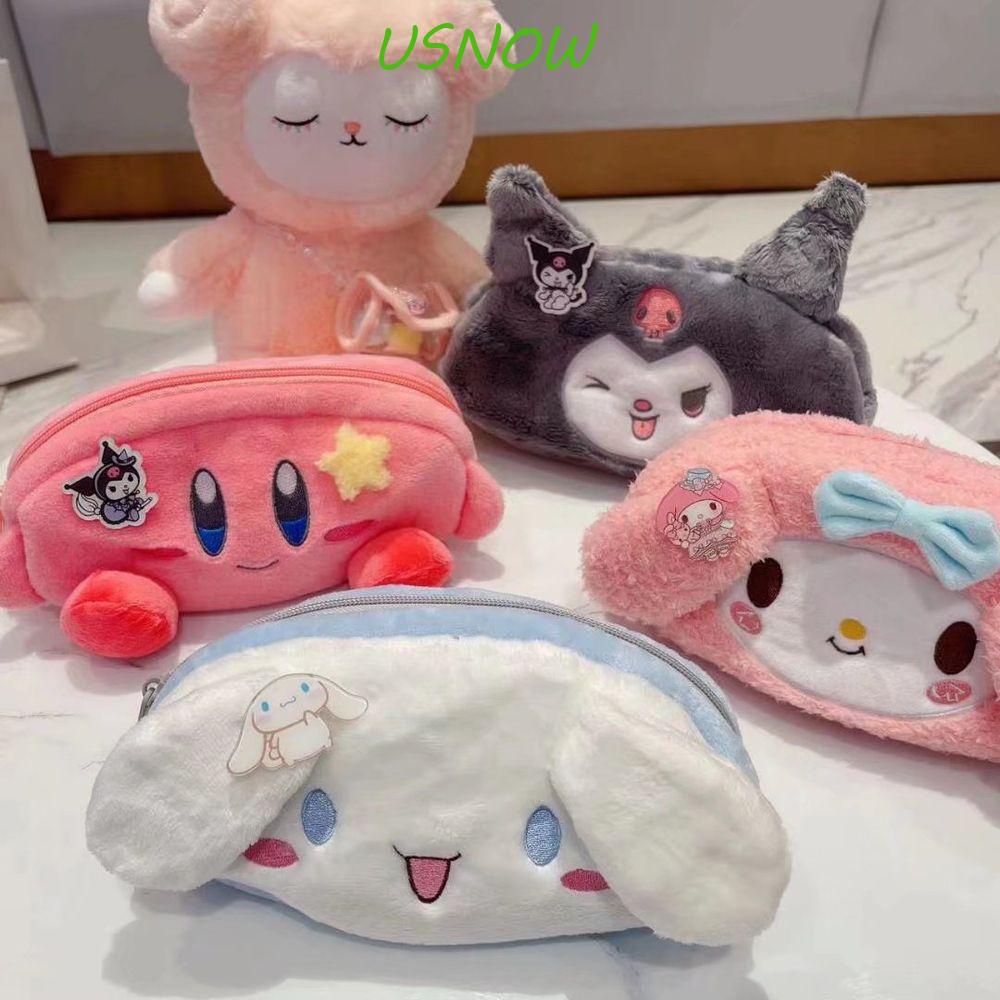 Túi Đựng Mỹ Phẩm Cỡ Lớn Kiểu Hoạt Hình Kirby Nhồi Bông Dễ Thương