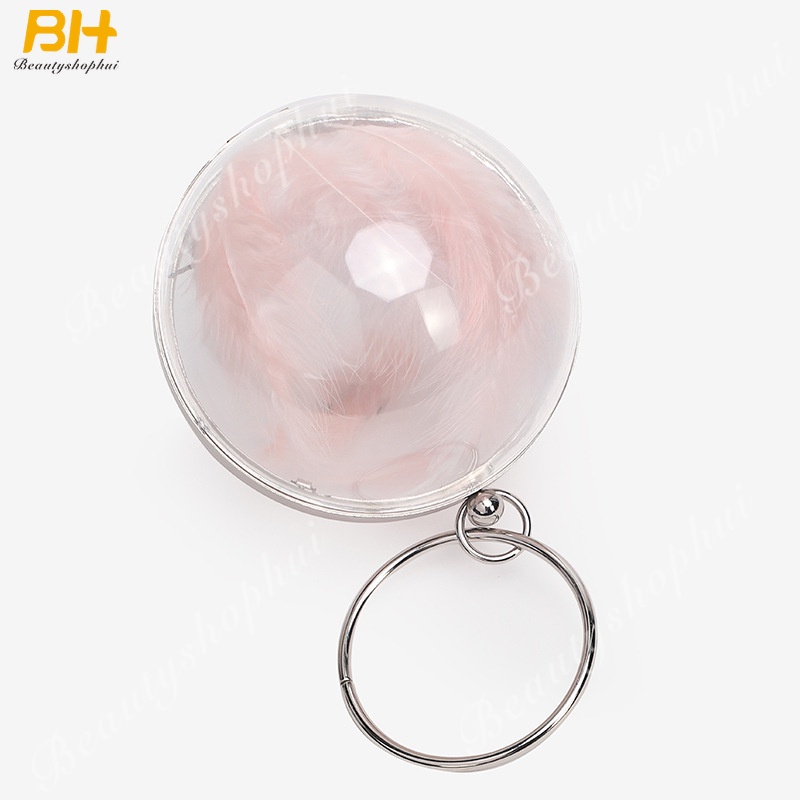 Túi Đeo Chéo Hình Tròn Trong Suốt Bằng Acrylic Đựng Thức Ăn Cho Nữ