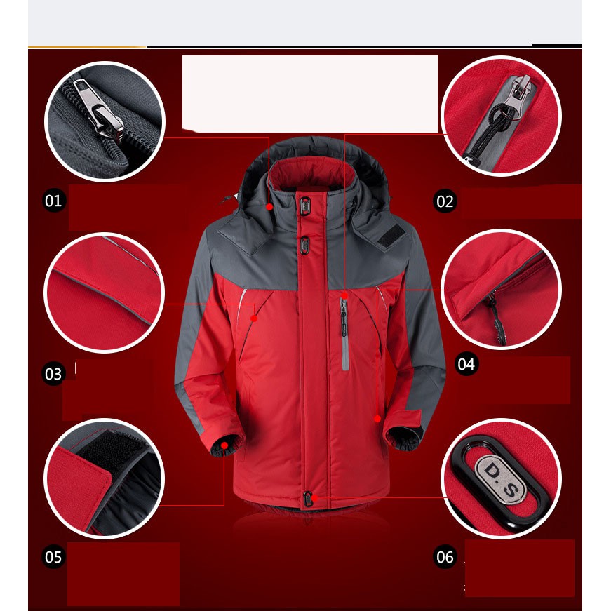 Áo khoác nam nữ chống nước Lót Lông Cừu 3 Lớp siêu ấm AK01, hàng Loại 1 tốt nhất