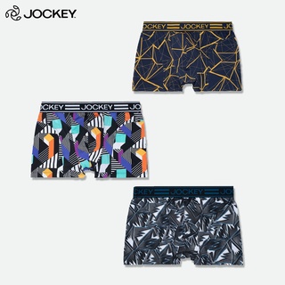 Combo 03 Quần Lót Nam Jockey Dáng Trunk Boxer Họa Tiết Thun Lạnh Kháng Khuẩn Cao Cấp - J7387
