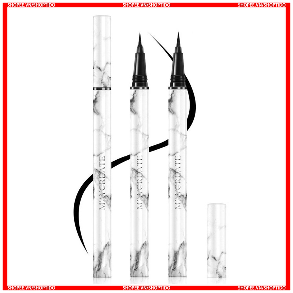 Kẻ mắt nước lâu trôi Maycreate cool black quick drying marble eyeliner