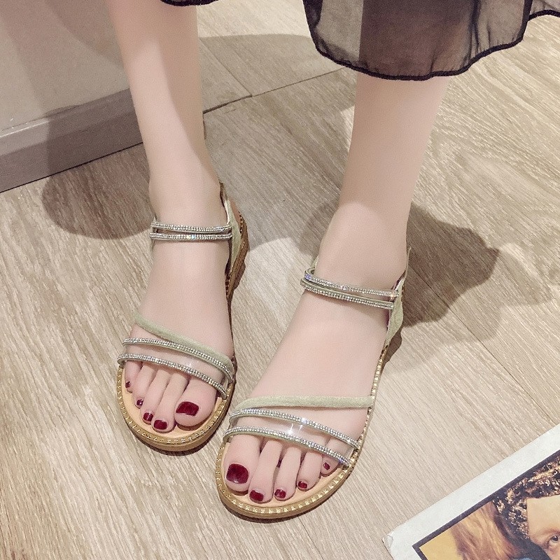 Sandal nữ đế bệt DVT hàng thiết kế cao cấp kiểu mới, phiên bản hàn quốc, tặng kèm quà