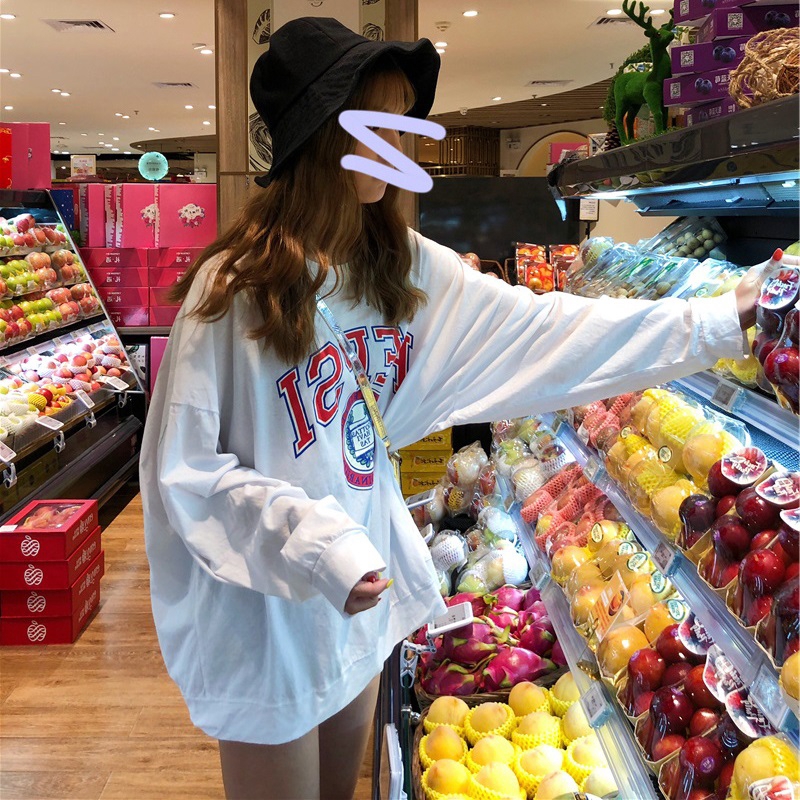 áo nỉ  tay dài phong cách Hàn | BigBuy360 - bigbuy360.vn