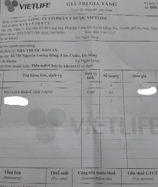 ✅(CHÍNH HÃNG) GEL VIETLIFE SKIN CARE NANO 15g (Date 12/2022) | BigBuy360 - bigbuy360.vn