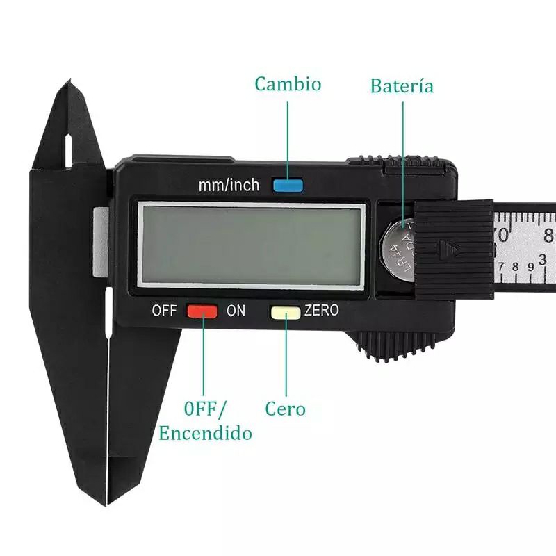 Thước cặp, thước kẹp điện tử 150 mm đo đường kính, độ dày tặng thêm 1 cục pin