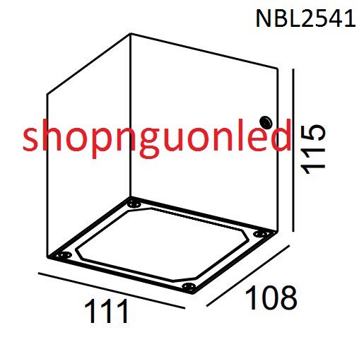 Đèn gắn tường ngoài trời LED Hiệu Panasonic (NÊN MUA) NBL1291/ NBL2541/ NBL2541-6, dùng cho phòng khách, chân cầu thang.