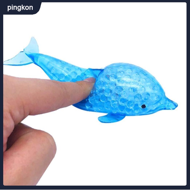 Đồ Chơi Squishy Hình Cá Heo Dễ Thương Bóp Xả Stress