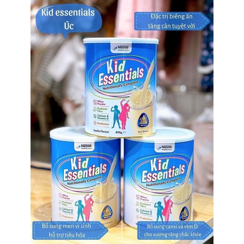 Sữa Kid Essentials 850G nội địa Úc [ Date T8/2023]