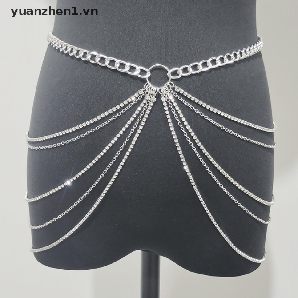 ZHEN Sexy Waist Chain Belt Belly Body Chain Jewelry For Women Party Accessories VN