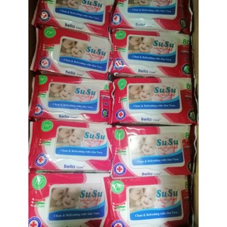 khăn ướt susu 80to