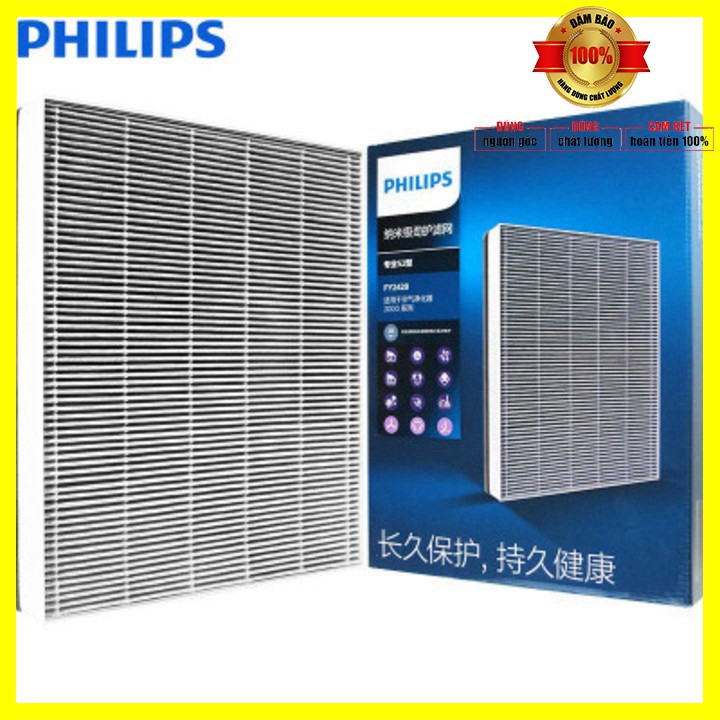 Tấm lọc, màng lọc không khí Philips FY2428 dùng cho mã AC2882, AC2885, AC2887, AC2889, AC2886, AC2888, AC2890,  AC2878