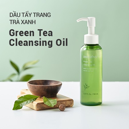 [NEW 2019] Dầu Tẩy Trang Trà Xanh Innisfree Green Tea Cleansing Oil 150ml
