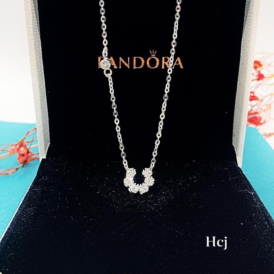 DÂY CHUYỀN LIỀN MẶT GẮN ĐÁ NHỎ XINH XẮN