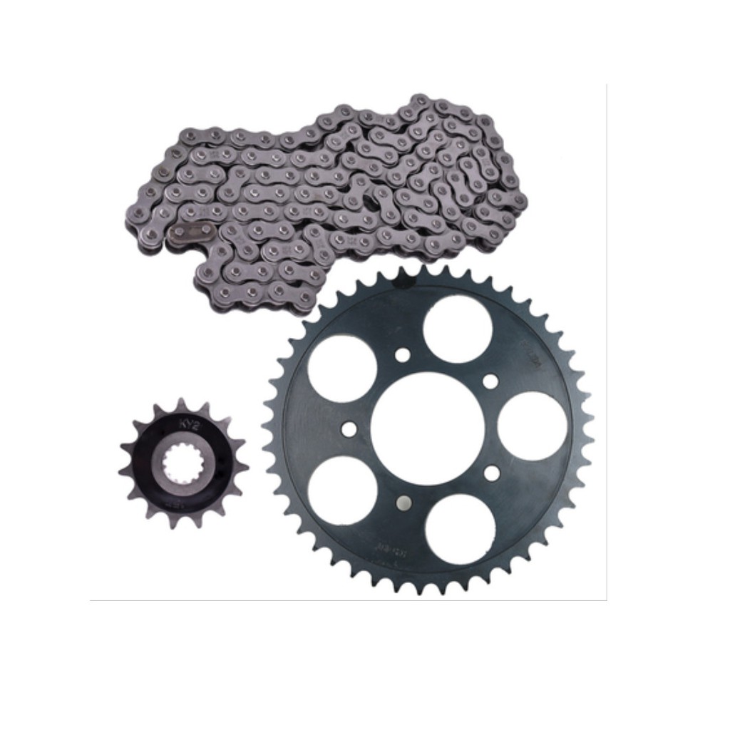 Bộ nhông sên đĩa Honda CB400 các đời loại tốt 15T-44T-525 Sên phốt cao su và sên thường