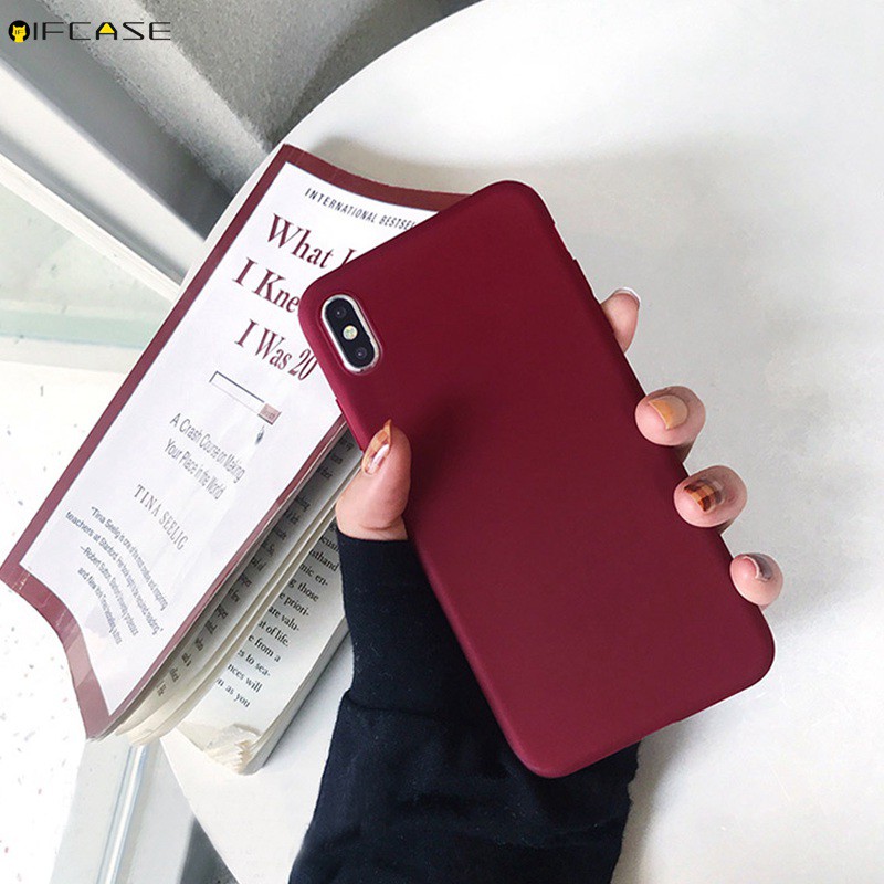 Ốp điện thoại TPU dẻo màu trơn mặt nhám thời trang cho Samsung Galaxy J8 J2 Pro 2018 J7 J3 2016