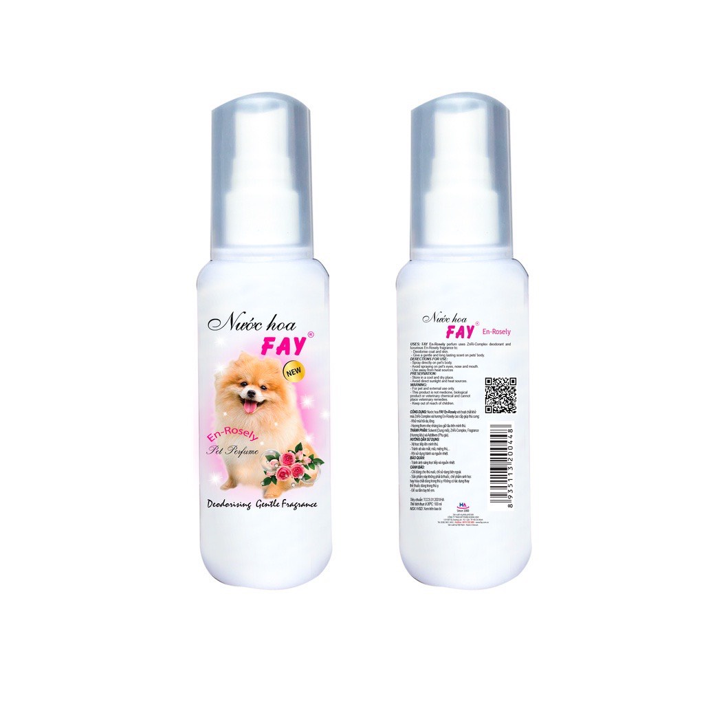 Nước Hoa Chó Mèo - FAY khử mùi , thơm lâu .