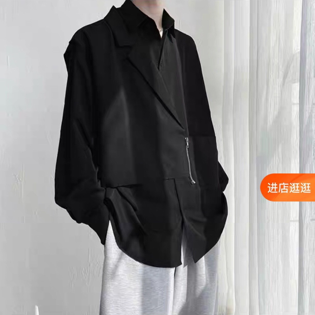 Áo sơ mi Unisex phá cách phong cách Hồng Kông 2021