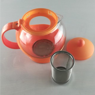 Bình trà cóc Glass Teapot dung tích 1L
