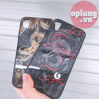 Ốp lưng mặt kính iPhone Rồng Vàng mặt kính cực ngầu cho 6/7/8/x/xr/xsmax/11/12/13/plus/splus/max/pro/promax/mini-k220