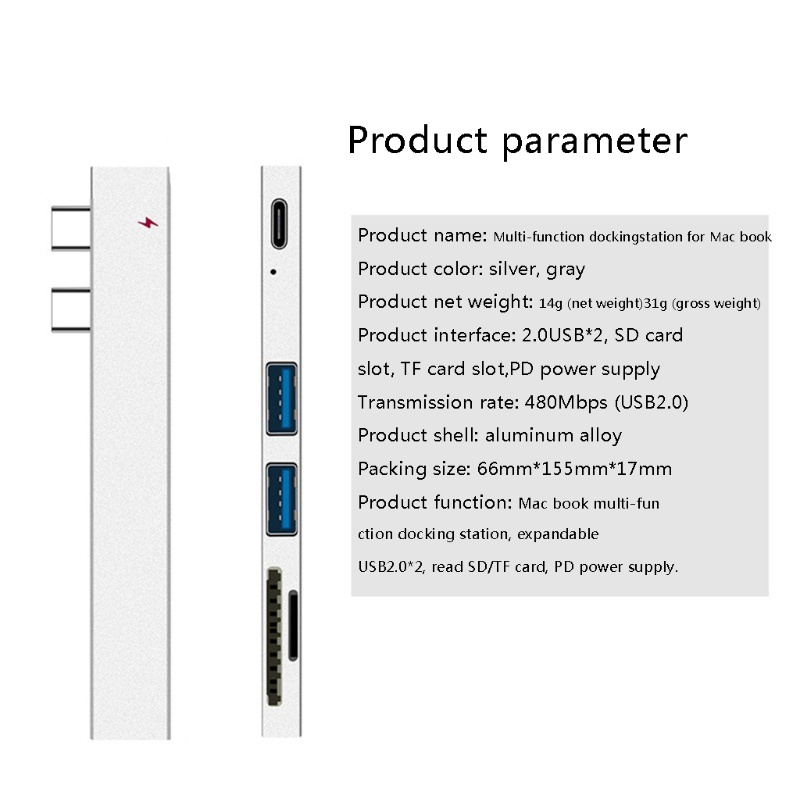 Đầu Đọc Thẻ Nhớ SD TF USB2 0 Đa Năng Tiện Dụng