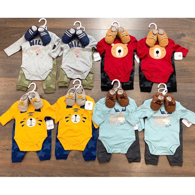 Set 3 chi tiết nhí hàng xuất pháp(0/3-3/5-6/9m)