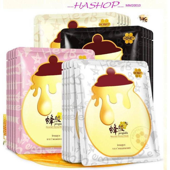 Mặt nạ giấy dưỡng trắng từ mật ong thương hiệu BIOAQUA(MM2010)