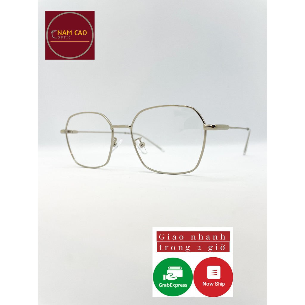 Gọng kính cận kim loại nam nữ  mắt vuông màu sắc thời trang thiết kế chắc chắn N134 | BigBuy360 - bigbuy360.vn