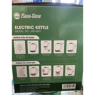Ấm điện siêu tốc 1,8 lít Model: RD-AST18ST1