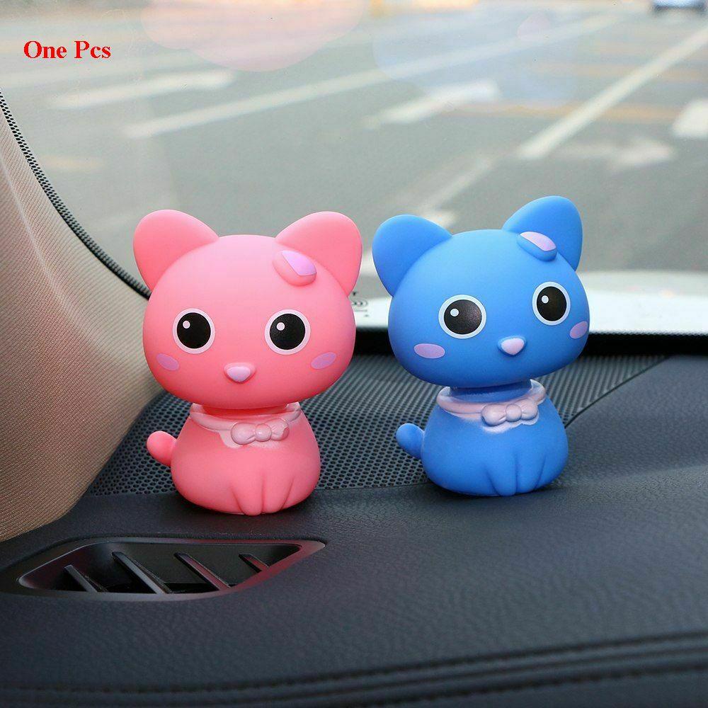 Búp Bê Mèo Lắc Đầu Bằng Nhựa Dễ Thương Trang Trí Nội Thất Xe Hơi