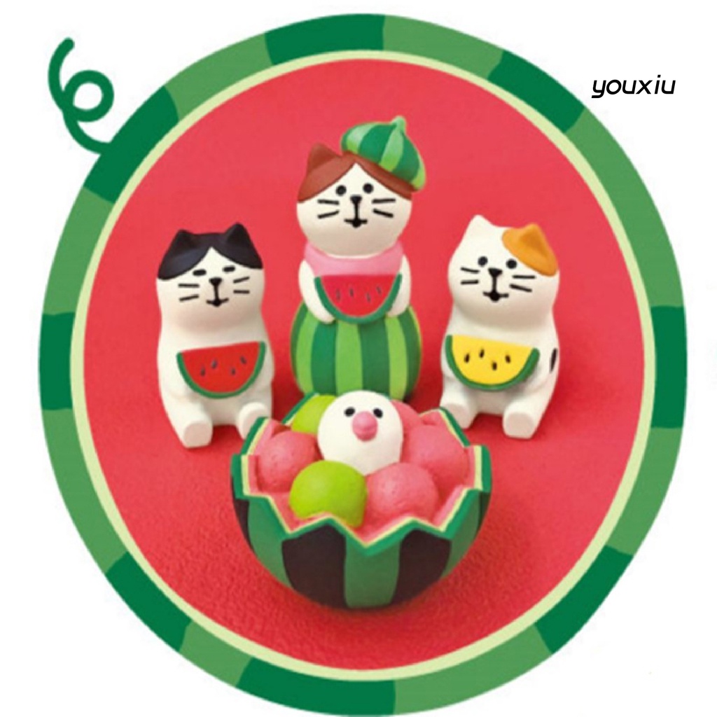 Mô Hình Đồ Chơi Hình Quả Dưa Hấu Mini Dùng Để Trang Trí Bánh Sinh Nhật