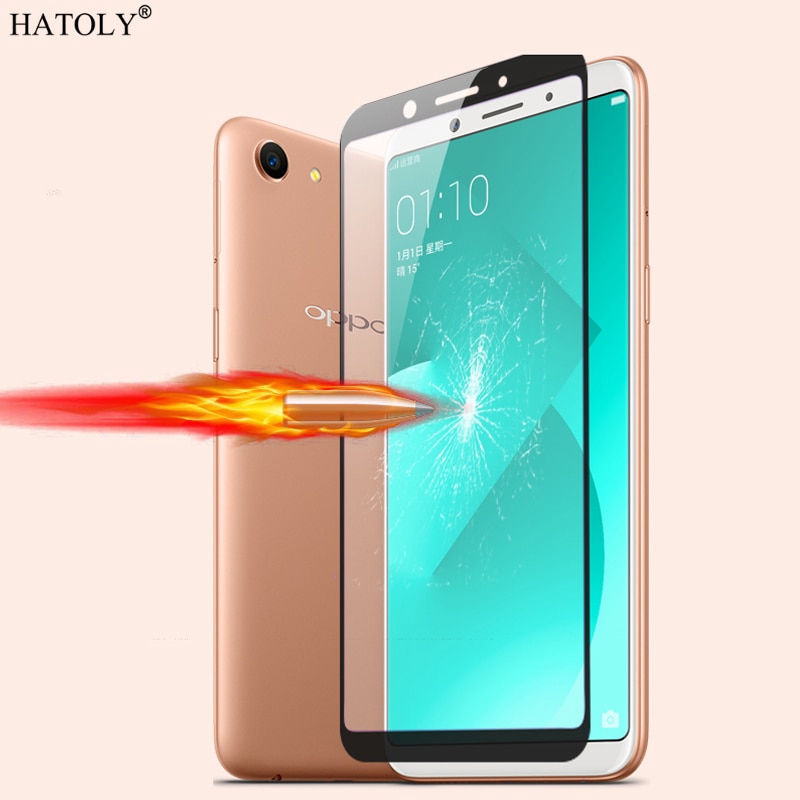 Set 2 Kính Cường Lực Bảo Vệ Màn Hình Cong 3d Cho Oppo F5 A73 Oppo F5 Youth Cph1725