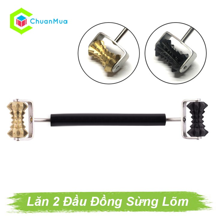 Lăn Đồng Sừng Lõm - Dụng Cụ Diện Chẩn Loại 1 ( Cây Massage Bàn Tay, Ngón Tay, Cổ Gáy, Phòng Chống Bệnh GÚT, Xương Khớp)