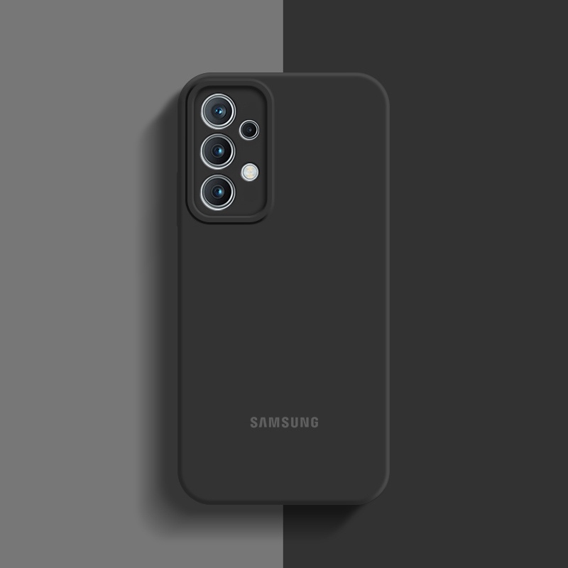 Ốp Điện Thoại Silicone Mềm Màu Trơn Cho Samsung Galaxy A73 A53 A33 A13 A23 A03S M23 F23 2022 4G 5G