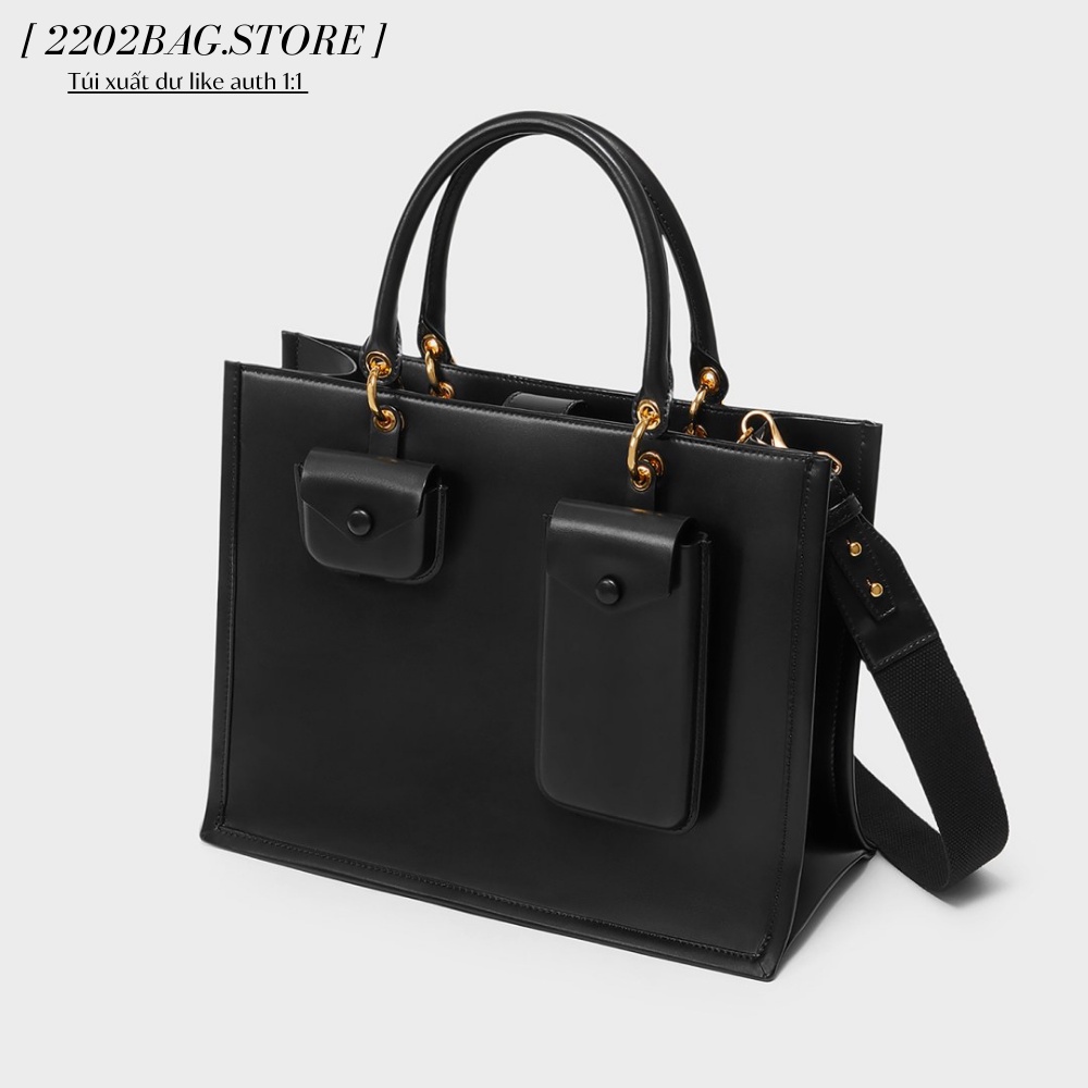 túi tote cnk xuất dư full tem tag 3in1 kèm túi nhỏ đeo vai đeo chéo có quai xách phù hợp công sở học sinh sinh viên