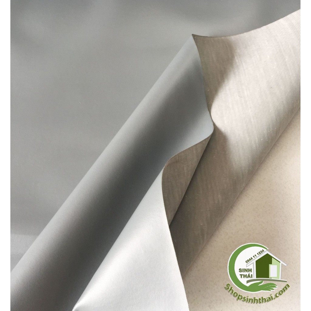 Phông nền chụp hình ảnh bằng vải giả da PVC màu xám có vân, vải da may túi, làm dép, bọc ghế sofa