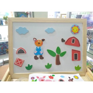 Bộ ghép hình nam châm động vật