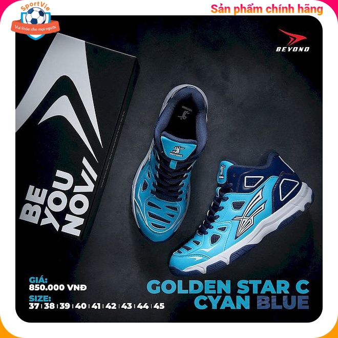 [CHÍNH HÃNG] Giày Beyono Golden Star - giày bóng chuyền, giày bóng rổ chuyên nghiệp chính hãng cao cấp, bền đẹp giá sỉ