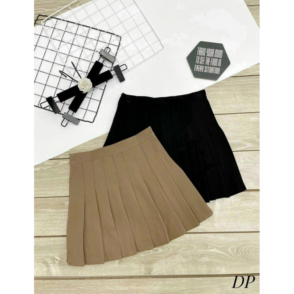 Chân váy tenis màu Tây hot Chân váy xếp li dáng xoè kaca CV0001 hihishophaha