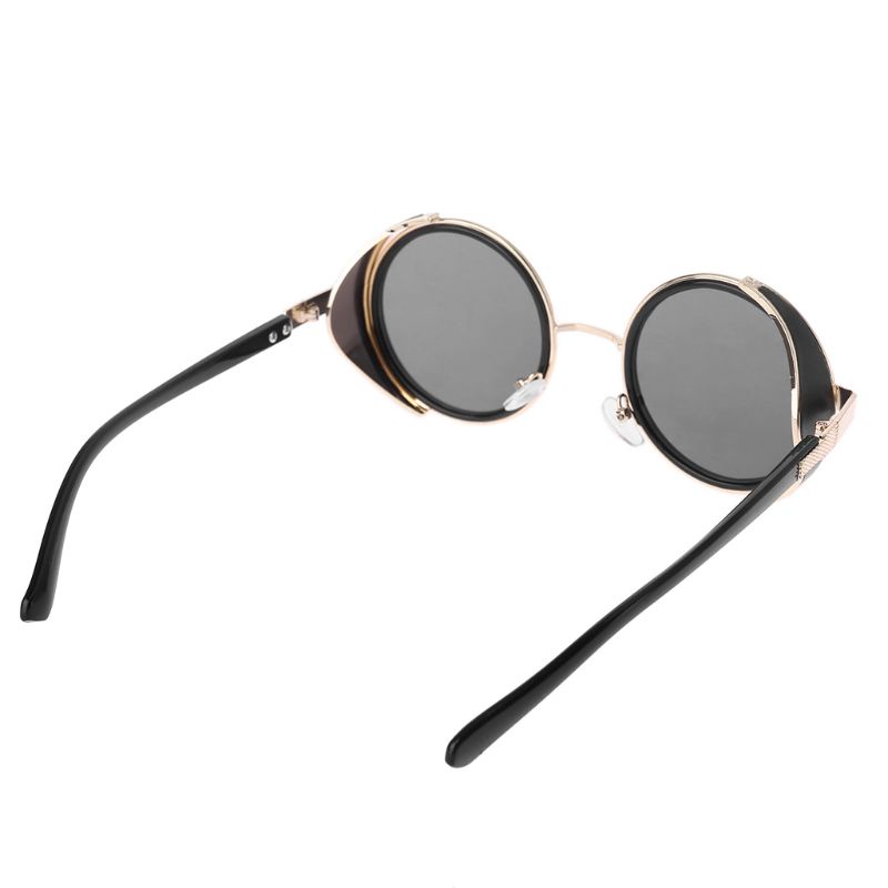 Kính Râm Gọng Tròn Phong Cách Steampunk 50s Cổ Điển