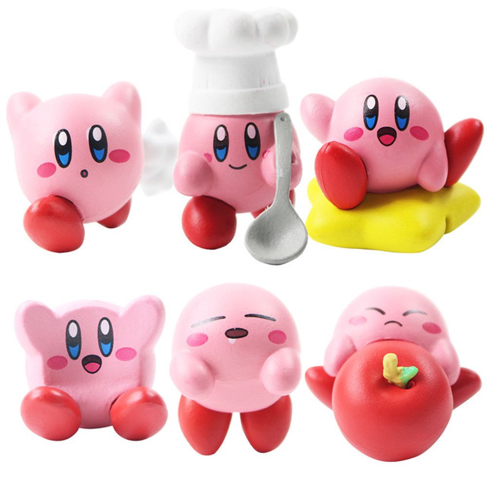 Mô hình EPOCH sưu tập hoạt hình Kirby ngôi sao đầu bếp có muỗng trang trí quà tặng đồ chơi mini cho trẻ